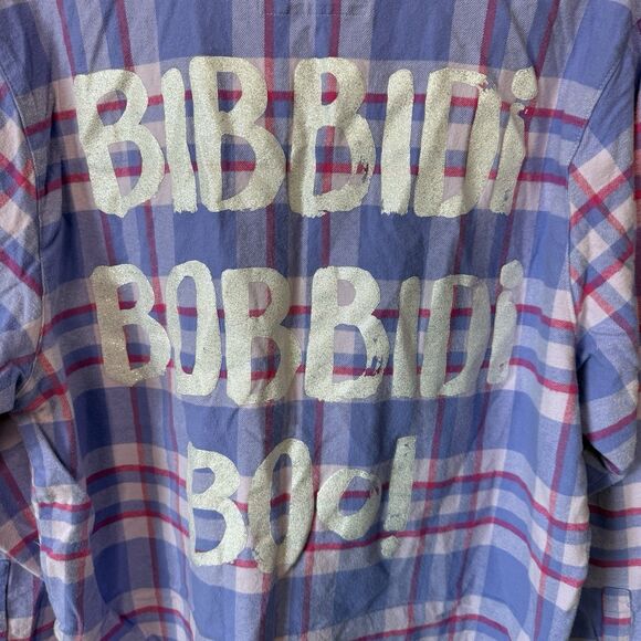 Cakeworthy Disney Cinderella Fairy Godmother Flannel Shirt 2X - Picture 10 of 12